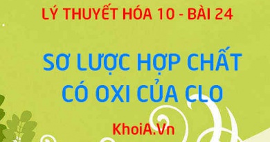 Sơ lược hợp chất có Oxi của Clo: Nước Gia-ven và Clorua vôi Tính chất và Ứng dụng - Hóa 10 bài 24